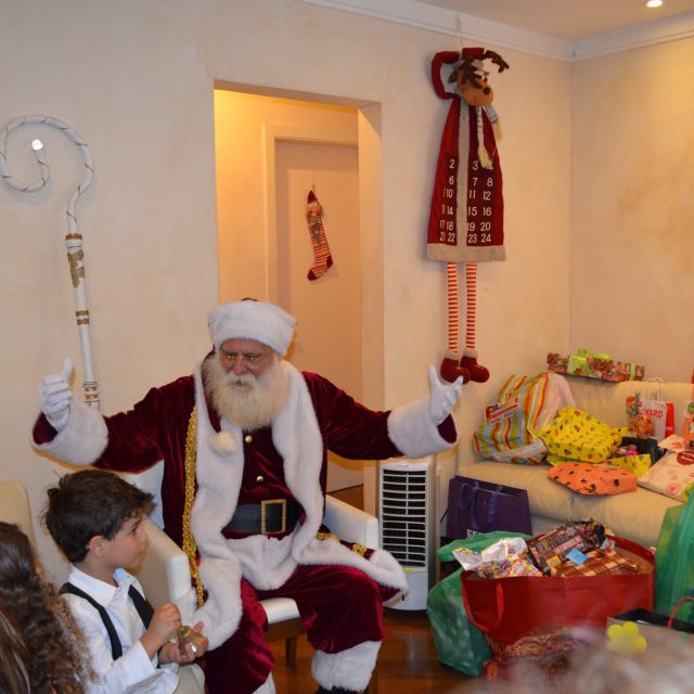 Papai noel evento residencial